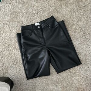 Aritzia Faux Leather Pants
